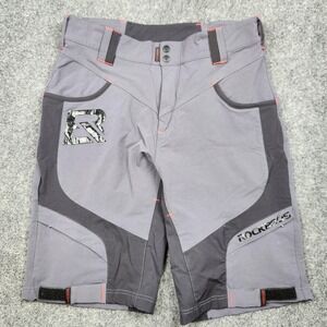 RockBros Mountain Bike Shorts Mens Large Gray Cycling Trail Stretch